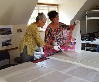 Volunteers at work in the Museum